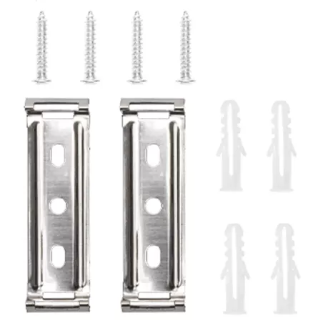 Zestaw montażowy do listew led o szerokości 75mm 2xblaszka 4xkołeczki - 8433325228798