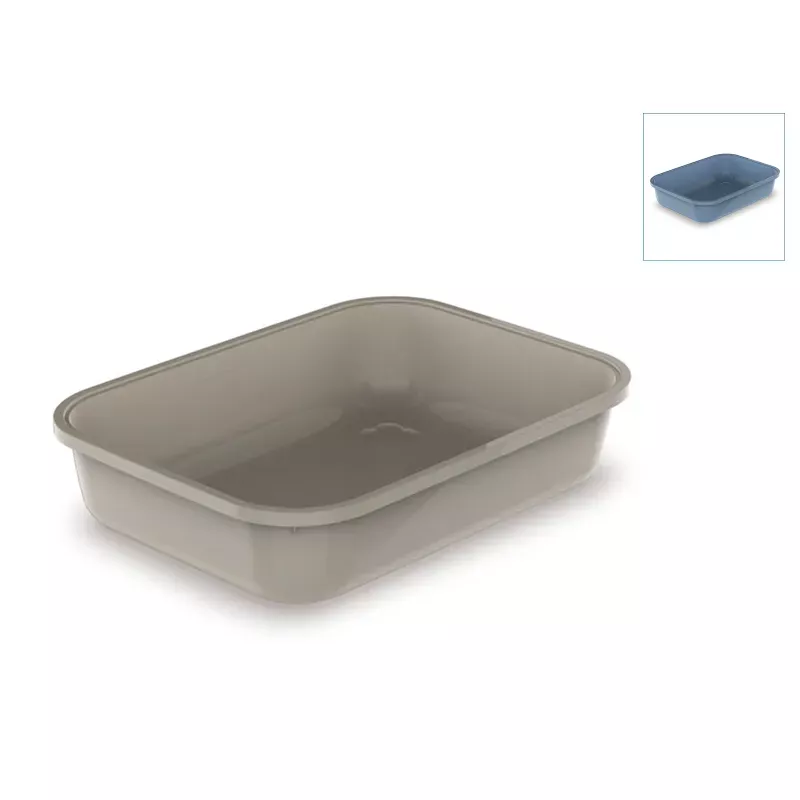 Kuweta dla kota 37x27x8,5cm klasyczna otwarta łatwa w czyszczeniu - 8719138144112