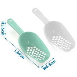 Łopatka do cedzenia wybierania zbryleń ze żwirku z kuwety 24x8.5x5.5cm - 8719138144167