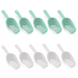 Łopatka cedzak do wybierania zbryleń ze żwirku z kuwety 30x11x7cm - 8719138144174