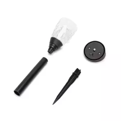 Lampa ogrodowa gwiazda solarna LED 34 cm wbijana z tworzywa sztucznego - 8433325346362