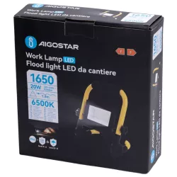 Lampa robocza 20W halogen led 1900lm z podstawką 6500K kabel 1,8m - 8433325350062