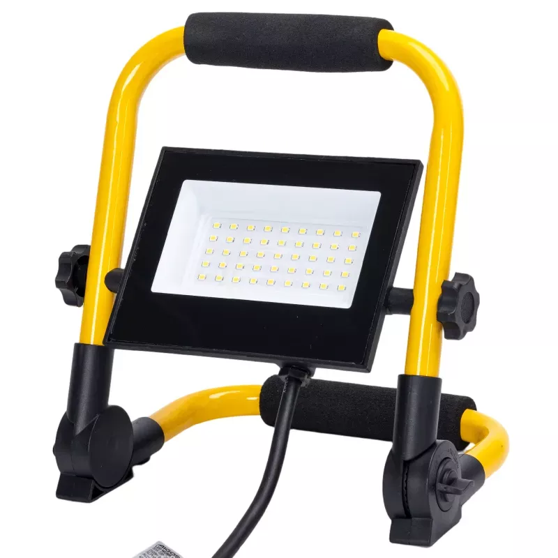 Lampa robocza 30W halogen led 2900lm z podstawką 6500K kabel 1,8m - 8433325350079