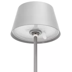 Lampa biurkowa szara 5W CCT z panelem dotykowym regulowany klosik - 8433325416829
