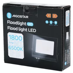 Halogen LED 20W/230V 1800lm biały zimny 6500K IP65 naświetlacz - 8433325000875