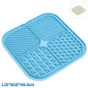 Mata do lizania 20x20 cm silikonowa płaska miska na karmę dla psa - 8719138143252