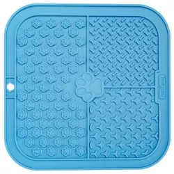 Mata do lizania 20x20 cm dla zwierząt płaska miska na karmę dla psa - 8719138196029