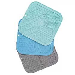 Mata do lizania 20x20 cm dla zwierząt płaska miska na karmę dla psa - 8719138196029