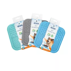 Mata do lizania 20x20 cm dla zwierząt płaska miska na karmę dla psa - 8719138196029