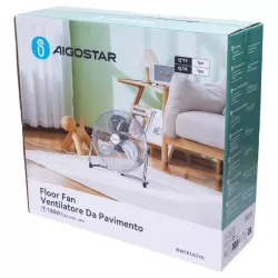 Wentylator 100w cyrkulacyjny podłogowy 18 cali 3 prędkości dmuchawy - 8433325346171