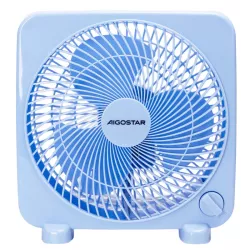 Wentylator biurkowy 23cm silny wiatr przenośny zasilany z sieci 230V - 8433325409814