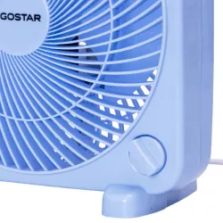 Wentylator biurkowy 23cm silny wiatr przenośny zasilany z sieci 230V - 8433325409814