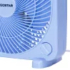 Wentylator biurkowy 23cm silny wiatr przenośny zasilany z sieci 230V - 8433325409814