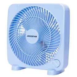 Wentylator biurkowy 23cm silny wiatr przenośny zasilany z sieci 230V - 8433325409814