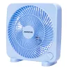 Wentylator biurkowy 23cm silny wiatr przenośny zasilany z sieci 230V - 8433325409814