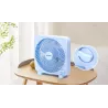 Wentylator biurkowy 23cm silny wiatr przenośny zasilany z sieci 230V - 8433325409814