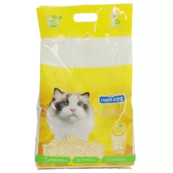 Żwirek dla kota z tofu 6l/2.5kg zbrylający biodegradowalny cytrynowy - 8719138143948