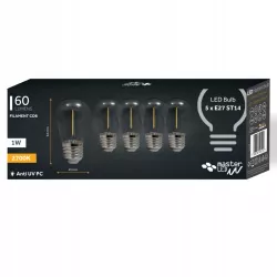 GIRLANDA ŚWIETLNA OGRODOWA NA TARAS LAMPKI LED NA ŻARÓWKI 10 X E27 10M IP44-5904703001201