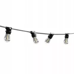 Girlanda na żarówki LED z wtyczką 230V długość 5m 5x E27 zewnętrzna IP44-5904703015017
