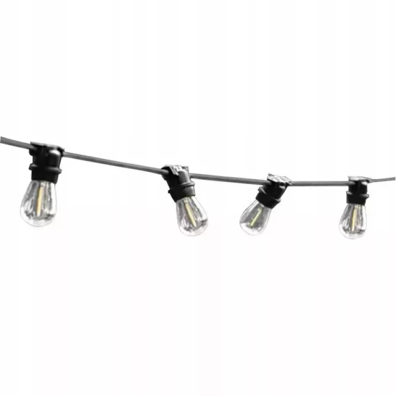 Girlanda na żarówki LED z wtyczką 230V długość 5m 5x E27 zewnętrzna IP44-5904703015017