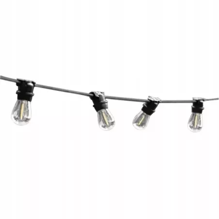 Girlanda na żarówki LED z wtyczką 230V długość 5m 5x E27 zewnętrzna IP44-5904703015017