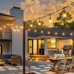 Girlanda Ogrodowa Świetlna 10M 20X Żarówka LED E27 Ściemniana Łańcuch 230V-5904703028970