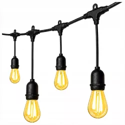 Girlanda Ogrodowa Świetlna 10M 20X Żarówka LED E27 Ściemniana Łańcuch 230V-5904703028970