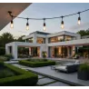 Girlanda Ogrodowa Świetlna 10M 20X Żarówka LED E27 Ściemniana Łańcuch 230V-5904703028970