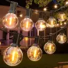 Girlanda Ogrodowa Świetlna 10M 10X Żarówka LED E12 + Przewód Wodoszczelna-5904703028864