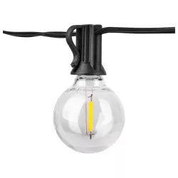 Girlanda Ogrodowa Świetlna 10M 10X Żarówka LED E12 + Przewód Wodoszczelna-5904703028864