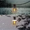 Girlanda Ogrodowa Świetlna 10M 10X Żarówka LED E12 + Przewód Wodoszczelna-5904703028864