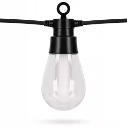 Girlanda Ogrodowa Świetlna 6,5M 10X Żarówka LED ŁEZKA Przewód Wodoszczelna-5904703029007