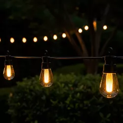 Girlanda Ogrodowa Świetlna 6,5M 10X Żarówka LED ŁEZKA Przewód Wodoszczelna-5904703029007