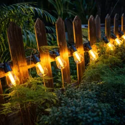 Girlanda Ogrodowa Świetlna 6,5M 10X Żarówka LED ŁEZKA Przewód Wodoszczelna-5904703029007