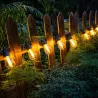 Girlanda Ogrodowa Świetlna 6,5M 10X Żarówka LED ŁEZKA Przewód Wodoszczelna-5904703029007