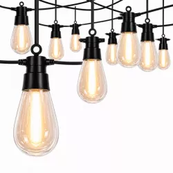 Girlanda Ogrodowa Świetlna 6,5M 10X Żarówka LED ŁEZKA Przewód Wodoszczelna-5904703029007