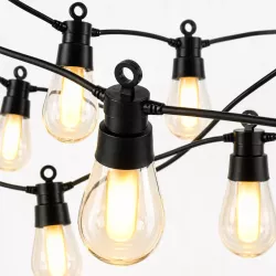 Girlanda Ogrodowa Świetlna 6,5M 10X Żarówka LED ŁEZKA Przewód Wodoszczelna-5904703029007