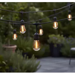Girlanda Ogrodowa Świetlna 10M 10X Żarówka LED E27 Przewód Wodoszczelna-5904703028949