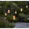 Girlanda Ogrodowa Świetlna 10M 10X Żarówka LED E27 Przewód Wodoszczelna-5904703028949