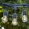Girlanda Ogrodowa Świetlna 10M 10X Żarówka LED E27 Przewód Wodoszczelna-5904703028949