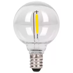 5x Żarówka LED E12 G40 FILAMENT 230V 1W ciepły 2700K edison do girland-5904703028994