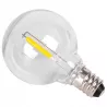 5x Żarówka LED E12 G40 FILAMENT 230V 1W ciepły 2700K edison do girland-5904703028994