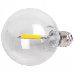 5x Żarówka LED E12 G40 FILAMENT 230V 1W ciepły 2700K edison do girland-5904703028994