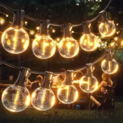 5x Żarówka LED E12 G40 FILAMENT 230V 1W ciepły 2700K edison do girland-5904703028994