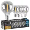 5x Żarówka LED E12 G40 FILAMENT 24V 1W ciepły 2700K edison do girland-5904703028987
