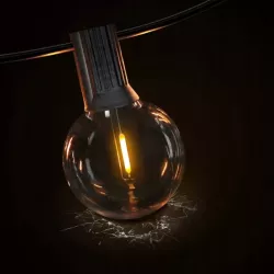 5x Żarówka LED E12 G40 FILAMENT 24V 1W ciepły 2700K edison do girland-5904703028987