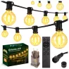 GIRLANDA OGRODOWA ŚWIETLNA Masterled 15 m 25x Żarówka LED E12 Ciepła-5904703028895