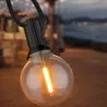 Girlanda Solarna Ogrodowa Świetlna 15M 15X Żarówka LED E12 Pilot Ściemniana-5904703028925