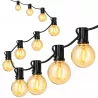 Girlanda Ogrodowa Świetlna 20M 36X Żarówka LED E12 + Przewód Wodoszczelna - 5904703028901