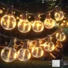 Girlanda Ogrodowa Świetlna 20M 36X Żarówka LED E12 + Przewód Wodoszczelna - 5904703028901